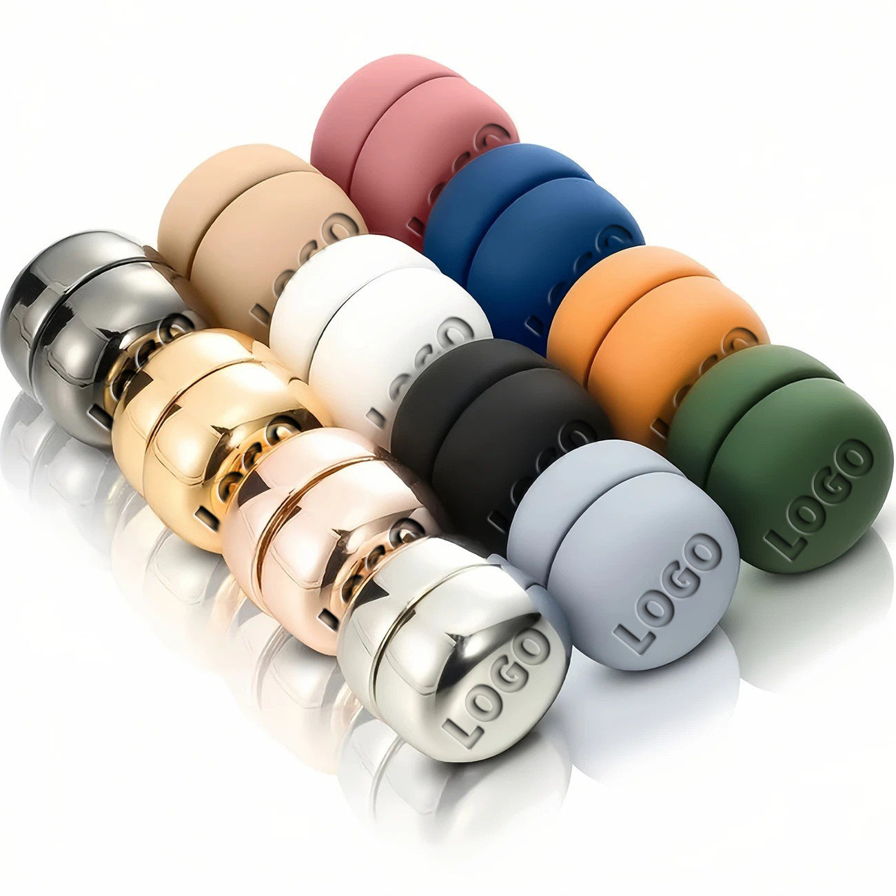 Magnetic Hijab Pin — Logo customization example