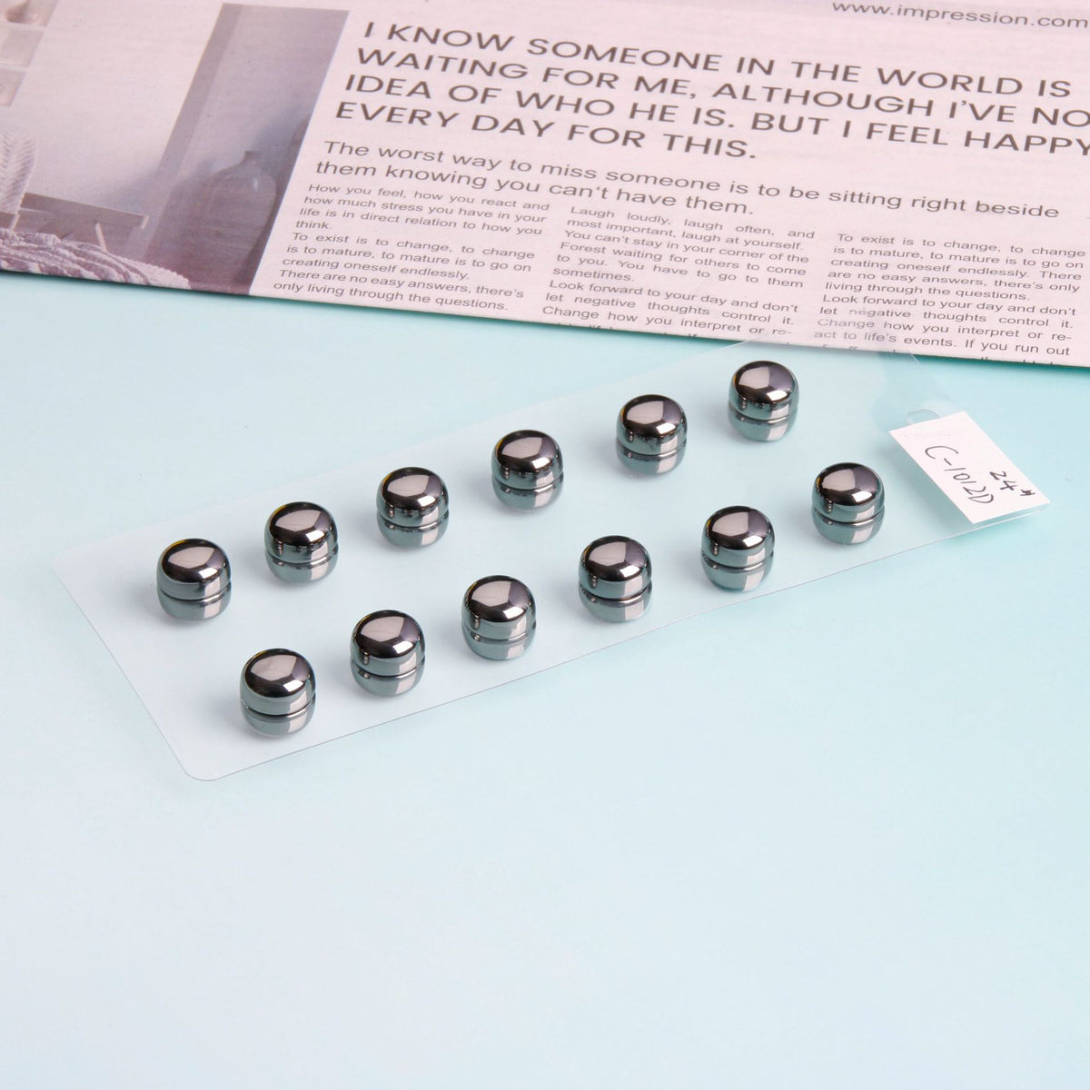 Magnetic Hijab Pin — Electroplating gun black