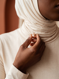 Magnetic No-Slip Hijab Pin round clasp, Zainab detail
